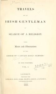 Travels of an Irish gentleman in search of a religion by Thomas Moore