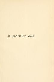 Cover of: Saint Clare of Assisi