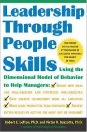 Cover of: Leadership through people skills