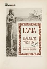 Cover of: Lamia.: With illustrative designs by Will H. Low.
