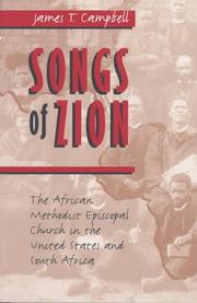 Cover of: Songs of Zion: The African Methodist Episcopal Church in the United States and South Africa