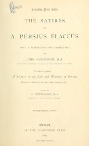 Cover of: The Satires. by Aulus Persius Flaccus