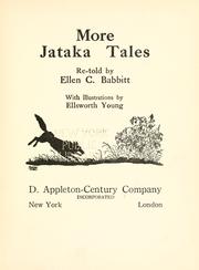 Cover of: More Jataka tales