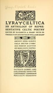 Lyra celtica by Elizabeth A. Sharp, William Sharp