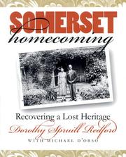 Cover of: Somerset Homecoming: Recovering a Lost Heritage
