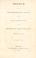 Cover of: Speech of the Hon. John Quincy Adams, in the House of Representatives, on the state of the nation