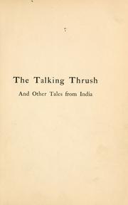 Cover of: Talking thrush: and other tales from India