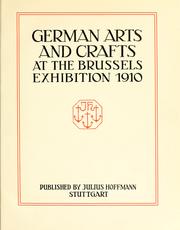 German arts and crafts at the Brussels exhibition, 1910 by Breuer, Robert