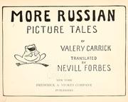 Cover of: More Russian picture tales