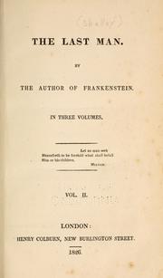 Cover of: The  last man by Mary Wollstonecraft Shelley