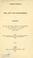 Cover of: Secret journals of the acts and proceedings of Congress, from the first meeting thereof to the dissolution of the Confederation