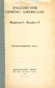 Cover of: English for coming Americans by Roberts, Peter