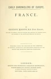 Cover of: France.