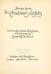 Cover of: Stories from the Arabian nights by retold by Laurence Housman ; with drawings by Edmund Dulac.