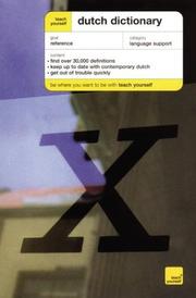 Cover of: Teach Yourself Dutch Dictionary