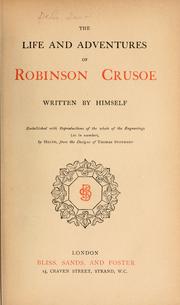 Cover of: The life and adventures of Robinson Crusoe by Daniel Defoe