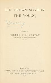 Cover of: The Brownings for the young