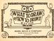 Cover of: draw and boats etc