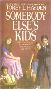 Cover of: Somebody Else's Kids by Torey L. Hayden