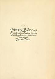 Cover of: Princess Badoura by retold by Laurence Housman; illus. by Edmund Dulac.