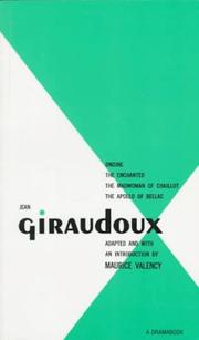 Cover of: Jean Giraudoux: Four Plays by Jean Giraudoux