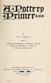 Cover of: A pottery primer by William Percival Jervis