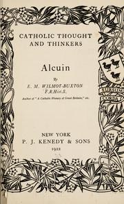 Cover of: Alcuin by E. M. Wilmot-Buxton
