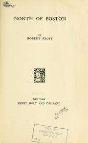 Cover of: North of Boston. by Robert Frost