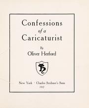 Cover of: Confessions of a caricaturist