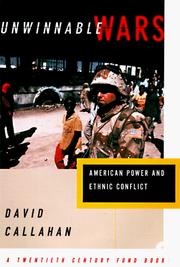 Cover of: Unwinnable wars: American power and ethnic conflict