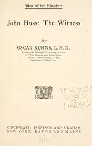 John Huss by Oscar Kuhns
