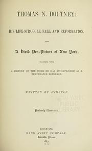 Cover of: Thomas N. Doutney by Thomas N. Doutney