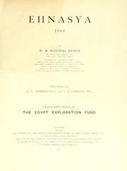 Ehnasya, 1904 by W. M. Flinders Petrie