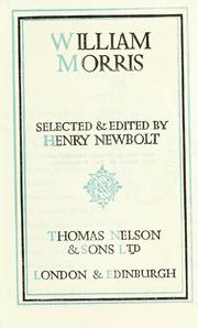 Cover of: William Morris