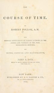 The course of time by Robert Pollok