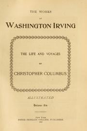 Cover of: The life and voyages of Christopher Columbus. by Washington Irving