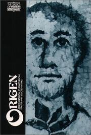 Cover of: Origen by Origen comm, Rowan A. Greer, Hans Urs von Balthasar
