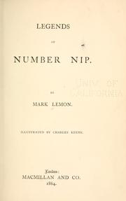 Cover of: Legends of Number Nip.