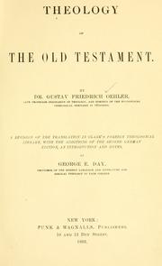 Theology of the Old Testament by Oehler, Gust. Fr.