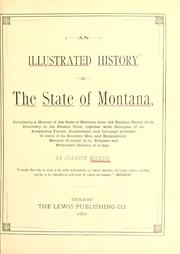 Cover of: An  illustrated history of the state of Montana by Joaquin Miller