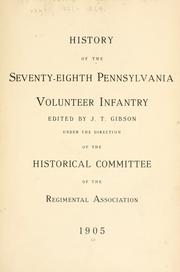 Cover of: History of the Seventy-eighth Pennsylvania volunteer infantry