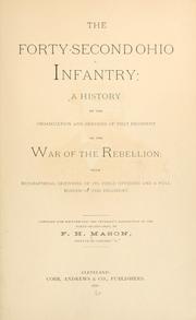 Cover of: The Forty-second Ohio infantry by Frank H. Mason
