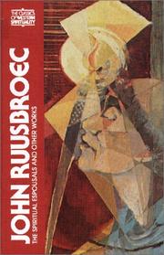 Cover of: John Ruusbroec: The Spiritual Espousals, The Sparkling Stones, and Other Works (Classics of Western Spirituality)