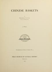 Cover of: Chinese baskets