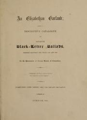 Cover of: An Elizabethan garland by Daniel, George