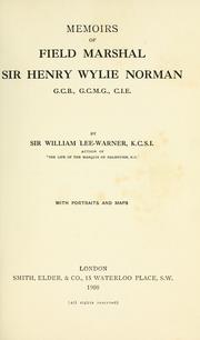 Cover of: Memoirs of Field marshal Sir Henry Wylie Norman