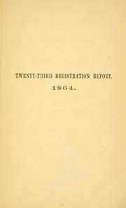 Cover of: Annual report - vital statistics of Massachusetts. (title varies). by Massachusetts. Dept. of Public Health.