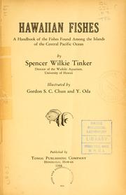 Cover of: Hawaiian fishes by Spencer Wilkie Tinker
