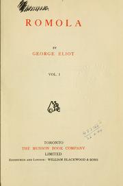 Cover of: Romola. by George Eliot