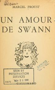 Cover of: Un amour de Swann. by Marcel Proust